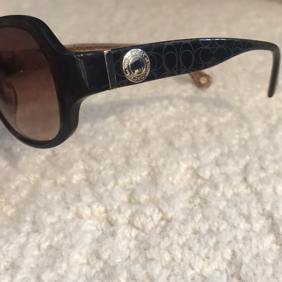 Coach Brown Tortoiseshell Sunglasses - Picture 3 of 3
